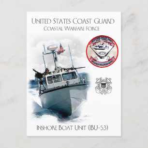 USCG Inshore Boat Unit IBU-53 Briefkaart