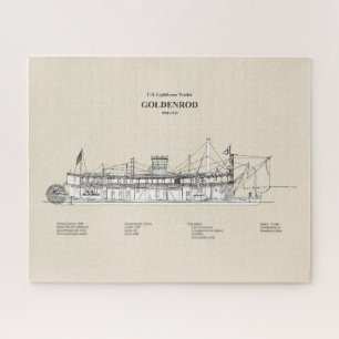 USCG Lighthouse Tender Goldenrod - SBD Legpuzzel