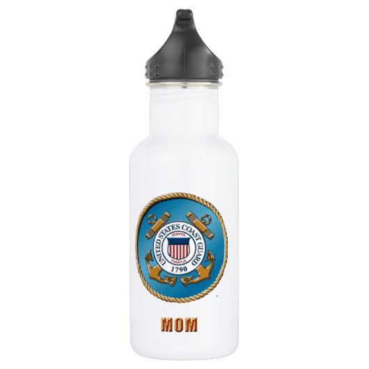 USCG mam aangepaste waterfles (18 oz) (Rechts)