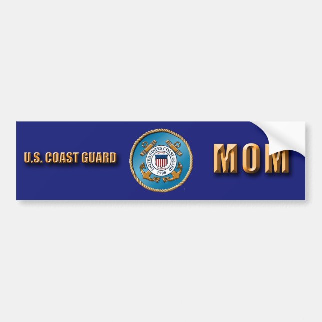 USCG Mam Bumpersticker (Voorkant)