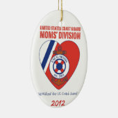 USCG Moms' Division Oval Ornament 2012 (Rechts)