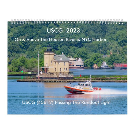 USCG On & Above the Hudson River 2023 Calendar Kalender (Hoes)