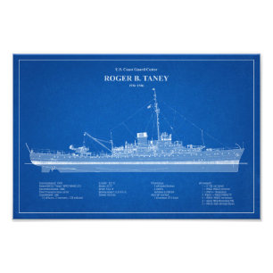 USCG Roger B. Taney whec-37 – VS Foto Afdruk
