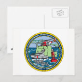 USCG Station Columbia Briefkaart (Voorkant / Achterkant)