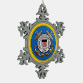 USCG TIN SNEEUWVLOK ORNAMENT (Links)