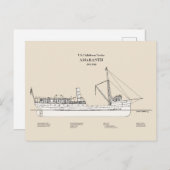 USCG Vuurtoren Tender Amaranth - SBD Briefkaart (Voorkant / Achterkant)