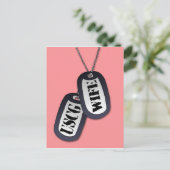 USCG Wife Briefkaart (Staand voorkant)