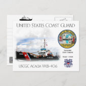 USCGC Acacia WLB-406 Aanbesteding Briefkaart (Voorkant / Achterkant)