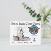 USCGC Actieve WMEC-618 Middelgrote Duurzame Kutter Briefkaart (Staand voorkant)