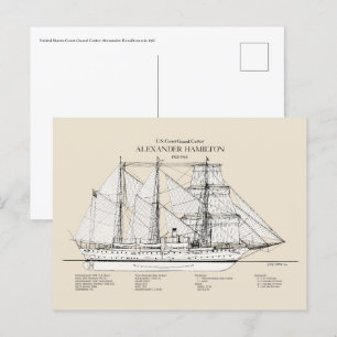 USCGC Alexander Hamilton wix-272 - SBD Briefkaart