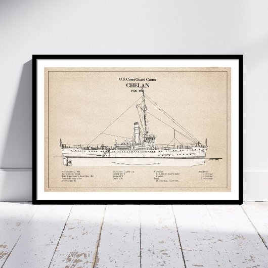 USCGC Chelan - SBD Foto Afdruk