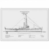 USCGC Chelan - SBD Sticker (Voorkant)