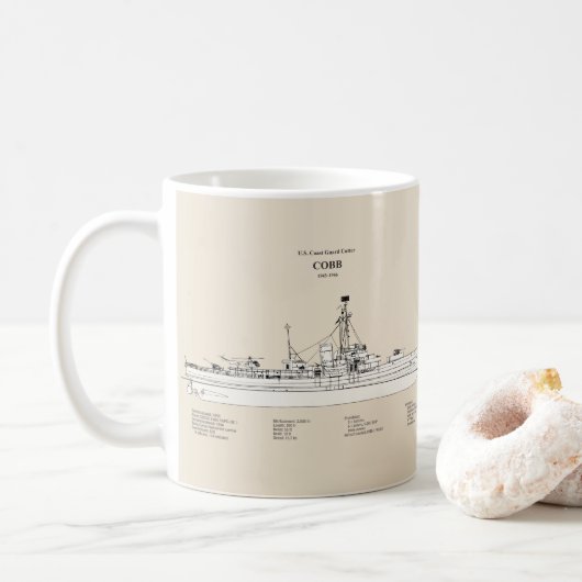 USCGC Cobb wpg-181 - SBD Koffiemok (Met donut)