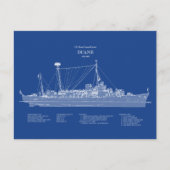 USCGC Duane wpg-33 - ABD Briefkaart (Voorkant)