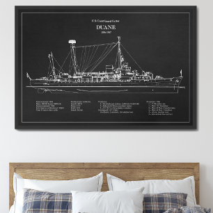 USCGC Duane wpg-33 – PD Foto Afdruk