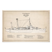 USCGC Duane wpg-33 - SBD Foto Afdruk (Voorkant)
