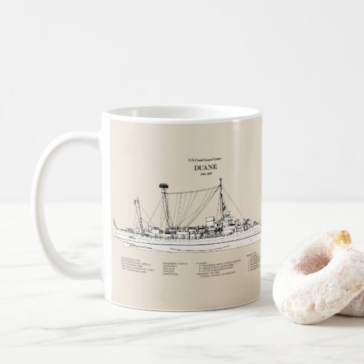 USCGC Duane wpg-33 - SBD Koffiemok (Met donut)