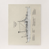 USCGC Duane wpg-33 - SBD Legpuzzel (Verticaal)