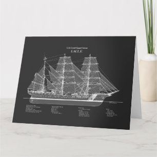 USCGC Eagle wix-327 – PD Bedankkaart