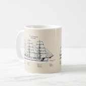 USCGC Eagle wix-327 - SBD Koffiemok (Voorkant links)