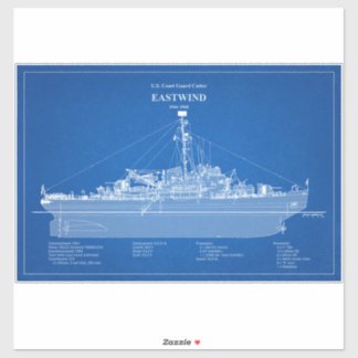 USCGC Eastwind wagb-279 - ABD Sticker