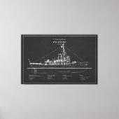 USCGC Escanaba WPC-77 – PD Canvas Afdruk (Voorkant)