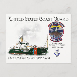 USCGC Henry Blake WLM-563 Coastal Buoy Tender Briefkaart