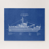 USCGT Evergreen wlb-295 - ABD Legpuzzel (Horizontaal)