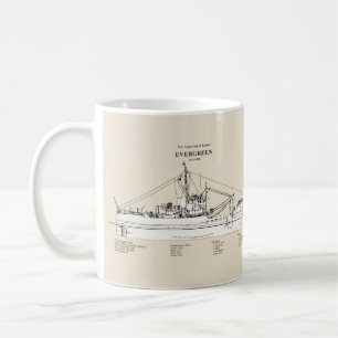 USCGT Evergreen wlb-295 - SBD Koffiemok