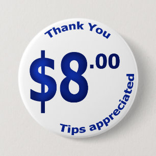 USD 8 VerkoopButton Ronde Button 7,6 Cm