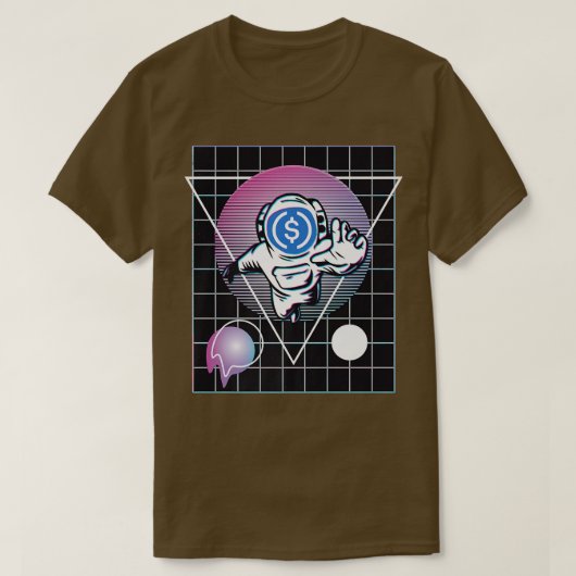 USD Coin Astronaut T-shirt (Design voorkant)
