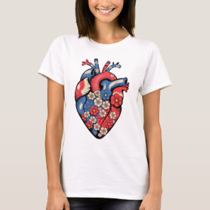 usd vintage hart dames t-shirts
