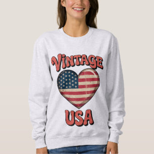 usd vintage hart dames trui