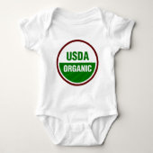 USDA Organic certificate Romper (Voorkant)