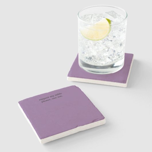 Use me coaster stenen onderzetter (Zijkant)