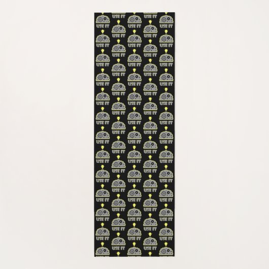 Use your brain yogamat (Achterkant)