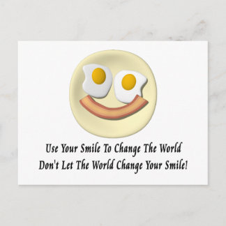 Use Your Smile To Change The World Briefkaart