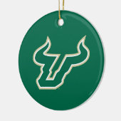 USF Bulls Keramisch Ornament (Links)