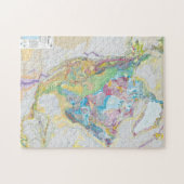 USGS Geologic Map Of North America Legpuzzel (Horizontaal)