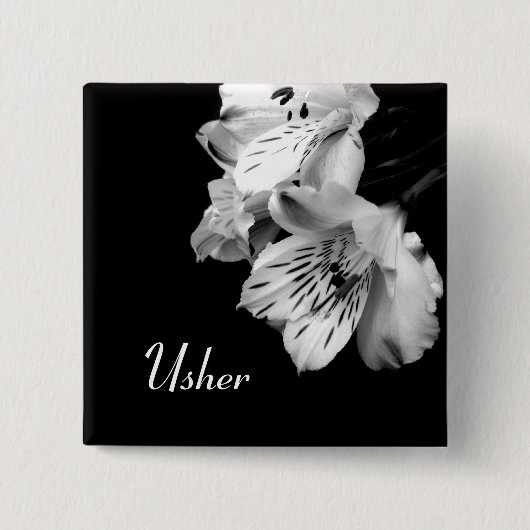 Usher Alstroemeria Lily Button (Voorkant)