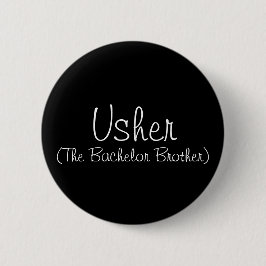 Usher (Bachelor Brother) Ronde Button 5,7 Cm