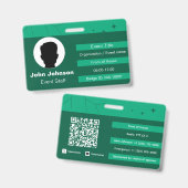 Usher Badge (Voor- en achterkant)