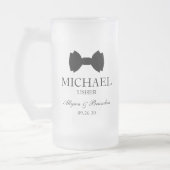 Usher Black Bow Stropdas Matglas Bierpul (Links)