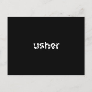Usher Briefkaart