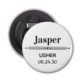 Usher - Gepersonaliseerd Button Flesopener (Voorkant)