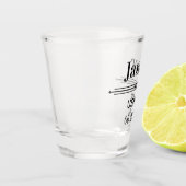 Usher - Gepersonaliseerd Shot Glas (Links)