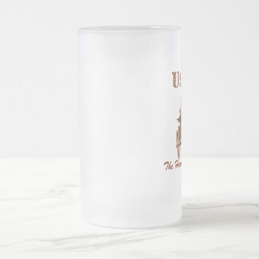 Usher Gift 16 oz Frosted Beer Mok (Center)