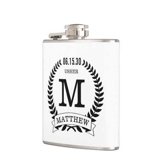 Usher Initialen Heupfles (Links)