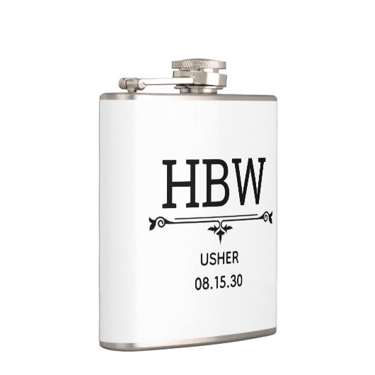 Usher Initialen Heupfles (Rechts)