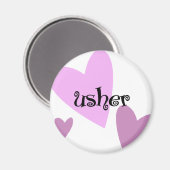 Usher Magneet (Voorkant / Achterkant)